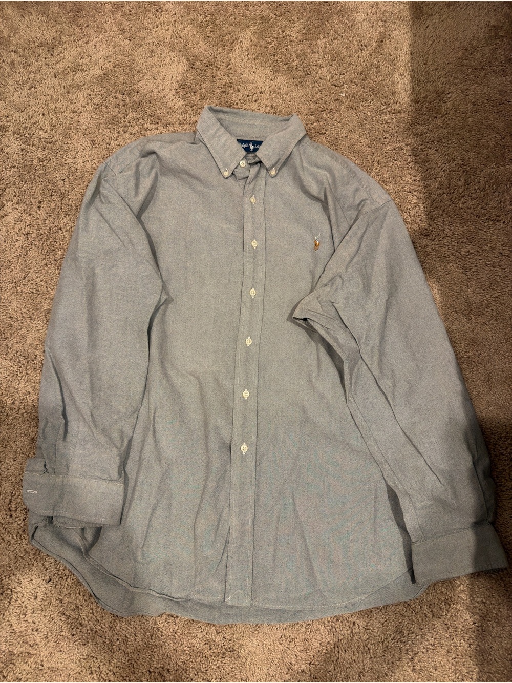 Polo by Ralph Lauren Light Blue Button-Down Shirt - Men's